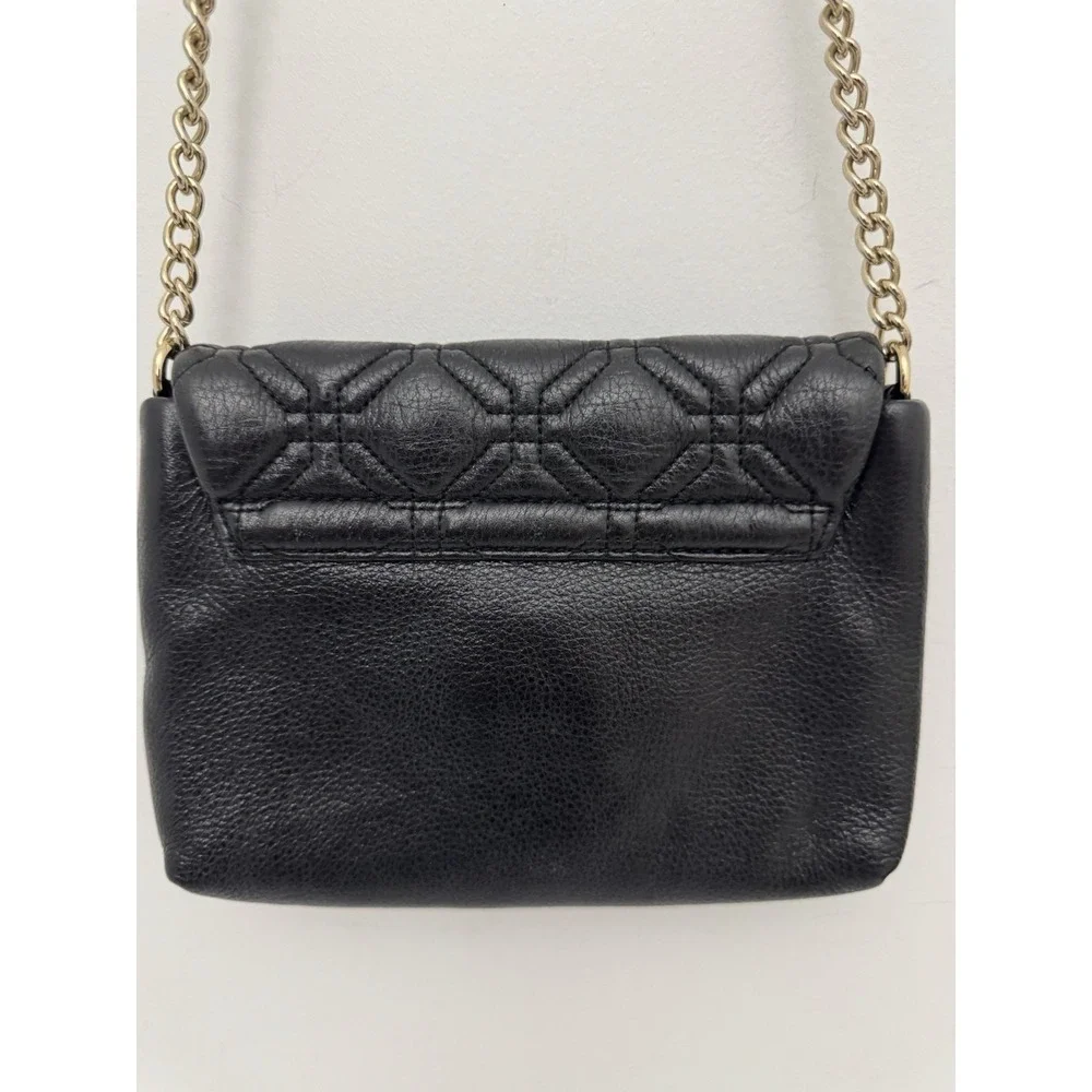 Kate Spade Astor Court Naomi Quilted Black‎ Leather Crossbody Bag Shoulder Purse